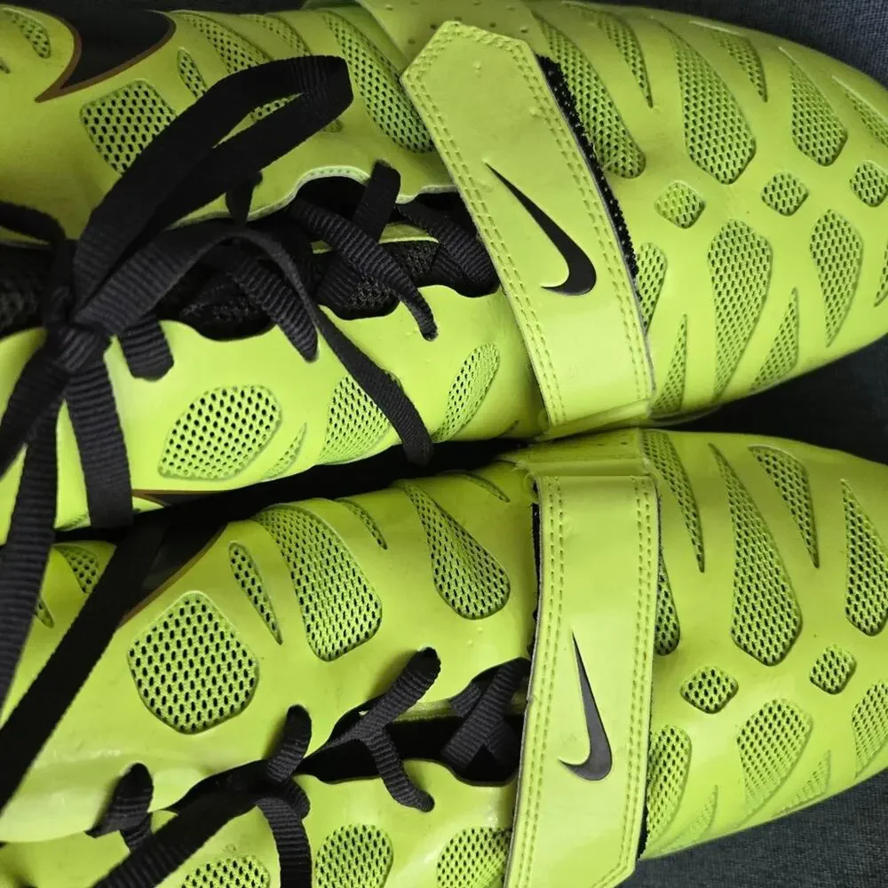 Nike Zoom Celar 4 Track Spikes NWOT Neon Yellow Black Size 13